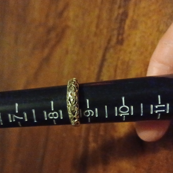 9.25 Sterling Silver Womans Open Ring sz 8.5 - Picture 6 of 8